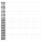 Preview: Feldzaun 1,5x50 m Feuerverzinkter Stahl, Zaunpfosten 13 Stück Ø32 mm 200 cm Feuerverzinkter Stahl