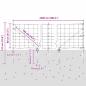 Preview: Feldzaun 0,8x25 m verzinkter Stahl, Zaunpfosten mit Spike 13 stk Ø32 mm 100 cm verzinkter Stahl