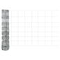 Preview: Feldzaun 0,8 x 50 m aus verzinktem Stahl, Zaunpfosten mit Spike 13 Stück Ø32 mm 100 cm aus verzinktem Stahl