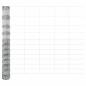 Preview: Feldzaun 1,4x50 m Verzinkter Stahl, Zaunpfähle mit Spike 13 Stk Ø32 mm 160 cm Verzinkter Stahl
