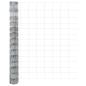 Preview: Feldzaun 1,4x50 m verzinkter Stahl, Zaunpfosten mit Spike 13 Stück Ø32 mm 160 cm verzinkter Stahl
