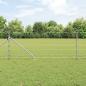 Preview: ARDEBO.de - Wiesenzaun 0,8x100 m verzinkter Stahl, Zaunpfosten mit Schraube 13 Stk Ø32 mm 100 cm verzinkter Stahl