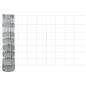 Preview: Weidezaun 0.8x50 m Verzinkter Stahl, Zaunpfosten mit Basisplatten 13 pcs Ø32mm 90cm Verzinkter Stahl