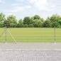 Preview: ARDEBO.de - Feldzaun 0.8x100 m verzinkter Stahl, Zaunpfosten mit Basisplatten 13 Stück Ø32mm 90cm verzinkter Stahl