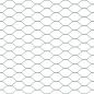 Preview: Hexagonzaun Grün 1x10 m Stahl, Zaunpfosten 7 Stück Grün Ø32 mm 150 cm Verzinkter Stahl