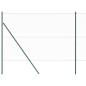 Preview: Bodenmontierter Sechseckzaun 10 x 1,6 m PVC-beschichteter Stahl