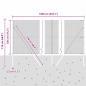 Preview: Bodenmontierter Sechseckzaun 10 x 1,2 m PVC-beschichteter Stahl