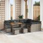 Preview: ARDEBO.de - Garten-Sofa-Set 13 Stk. 12-Sitzanzahl Grau