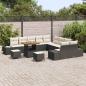 Preview: Gartensofa-set 13 Stk. 12-Sitzanzahl Schwarz Poly Rattan
