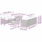 Preview: Gartensofa-set mit Kissen 12 pcs Beige Poly-Rattan