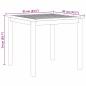 Preview: Garten Essgruppe 3 pcs Beige Massivholz Akazie