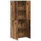 Preview: Aktenschrank Set aus 2 Altholz Massiv recyceltes Holz