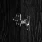 Preview: Highboard Schwarz Eiche 80x35x180 cm Holzwerkstoff