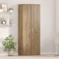 Preview: ARDEBO.de - Highboard Artisan Eiche 70x35x180 cm Holzwerkstoff