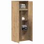 Preview: Highboard Artisan Eiche 70x35x180 cm Holzwerkstoff