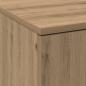 Preview: Highboard Artisan Eiche 70x35x180 cm Holzwerkstoff