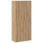 Preview: Highboard Kunsthandwerk-Eiche 80x39x178 cm Holzwerkstoff