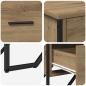 Preview: Kommode 6-Schublade Artisan-Eiche 91 x 35,5 x 74,5 cm