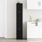Preview: ARDEBO.de - Apotheker-Schrank Schwarze Eiche 30x41x174,5 cm Spanplatte