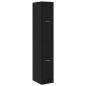Preview: Apotheker-Schrank Schwarze Eiche 30x41x174,5 cm Spanplatte