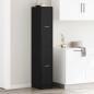 Preview: Apotheker-Schrank Schwarze Eiche 30x41x174,5 cm Spanplatte