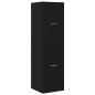 Preview: Apotheker-Schrank Schwarzes Eichenholz 40x41x144,5 cm Holzwerkstoff