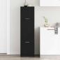 Preview: Apotheker-Schrank Schwarzes Eichenholz 40x41x144,5 cm Holzwerkstoff