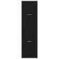 Preview: Apotheker-Schrank Schwarzes Eichenholz 40x41x144,5 cm Holzwerkstoff