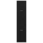 Preview: Apotheker Schrank Schwarz Eiche 40x41x174.5 cm Spanplatte