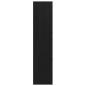 Preview: Apotheker Schrank Schwarz Eiche 40x41x174.5 cm Spanplatte