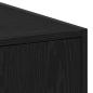 Preview: Apotheker Schrank Schwarz Eiche 40x41x174.5 cm Spanplatte