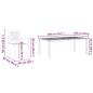 Preview: Garten Essgruppe 9 pcs Braun Massivholz Akazie