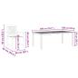 Preview: Garten Essgruppe 9 pcs Braun Massivholz Akazie