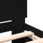 Preview: Bettgestell mit Kopfteil Schwarze Eiche 180x200 cm Engineered Wood