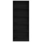Preview: Kleiderschrank Schwarze Eiche Set aus 2 Schwarze Eiche Spanplatte