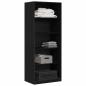 Preview: Kleiderschrank Schwarze Eiche Set aus 2 Schwarze Eiche Spanplatte