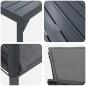 Preview: Garten Essgruppe 9 pcs Anthrazit Poly-Rattan