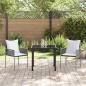 Preview: 3-teiliges Garten-Dining-Set mit Kissen Braun Poly Rattan