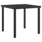 Preview: Set mit 3 Schwarz, Dunkelgrau PE-Rattan Standard Stabil