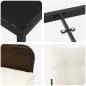 Preview: 5-teiliges Garten-Dining-Set mit Kissen Braun Poly-Rattan