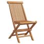 Preview: 3-teiliges faltbares Gartenbistro Set aus massivem Akazienholz