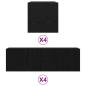 Preview: 6-teilige TV-Schränke Set Wandmontiert Schwarze Eiche Spanholz, Wandmontierte TV-Schränke 2 Stück Schwarze Eiche 30,5x30x30 cm, Schwarze Eiche Wandmontierter TV-Schrank 100x30x30 cm aus Spanholz