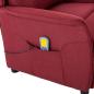 Preview: Massagesessel Weinrot Stoff