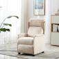 Preview: Massagesessel Creme Stoff