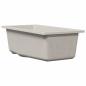 Preview: Küchenwaschbecken mit Überlauf Beige Granit