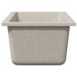 Preview: Küchenwaschbecken mit Überlauf Beige Granit