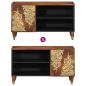 Preview: TV-Schrank Honigbraun Massivholz Mango, Holzwerkstoff