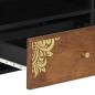 Preview: Medien-Schrank Honigbraun Massives Mango-Holz, Holzwerkstoff