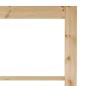 Preview: Innentür mit Glas "ORKDAL" 83x211x4 cm Massivholz Kiefer