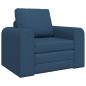 Preview: Boden Schlafsofa 2-in-1 Blau 98x71x83 cm Stoff